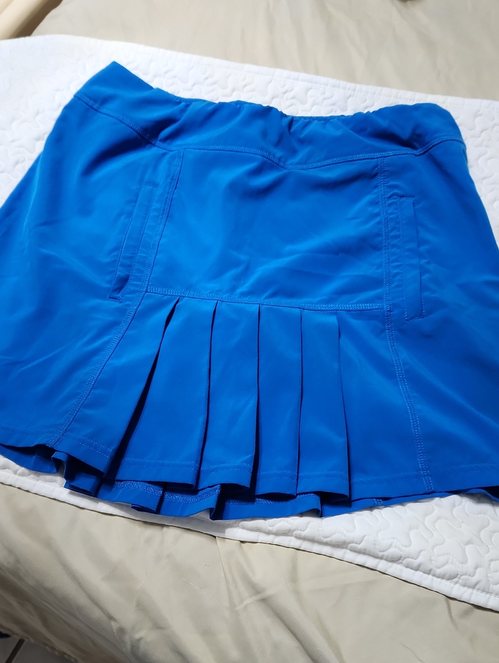 Jofit Electric Blue Pleated Tennis Mini Skort
